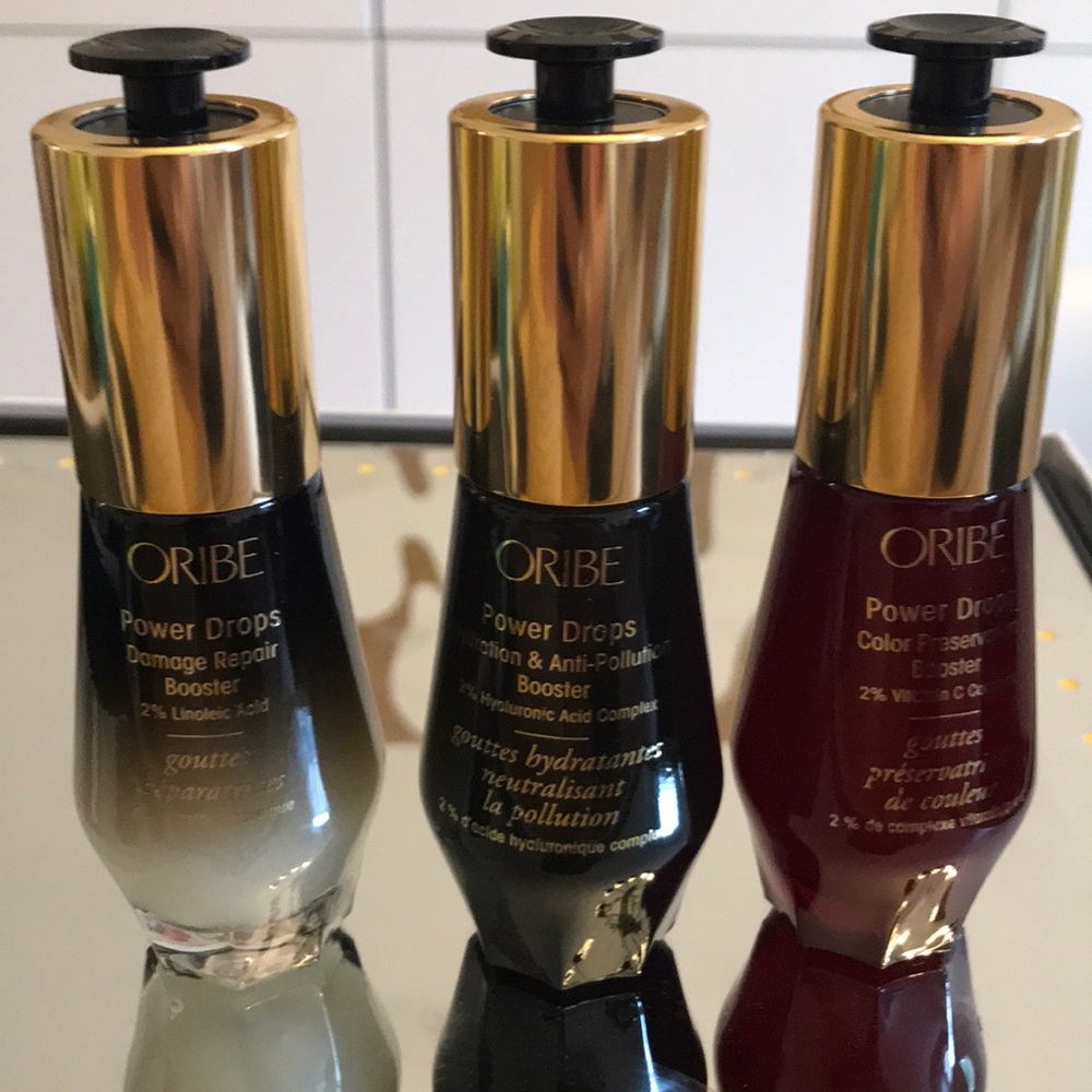Oribe power boosters (sold separately)